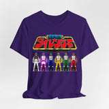 Dairanger keys Tee Super Sentai T Shirt Custom Graphic Art Cosplay Shirts Rangers Retro Vintage 90s