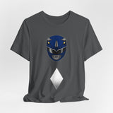 Blue Helmet Tee Super Sentai T Shirt Custom Graphic Art Cosplay Shirts Rangers Retro Vintage 90s