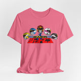 Jetman Team Tee Super Sentai T Shirt Custom Graphic Art Cosplay Shirts  Retro Vintage 90s