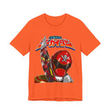 Gokai Homage Tee Custom Graphic Art Cosplay Shirts Rangers Retro Vintage 90s