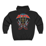 Gokaiger Gear Full Zip Hoodie Custom Graphic Art Cosplay Shirts Rangers Retro Vintage 90s
