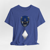 Blue Helmet Tee Super Sentai T Shirt Custom Graphic Art Cosplay Shirts Rangers Retro Vintage 90s
