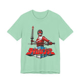 Time Red Tee Super Sentai T Shirt Custom Graphic Art Cosplay Shirts Rangers Retro Vintage 90s