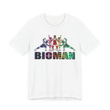 Bioman Tee Custom Graphic Art Cosplay Shirts Rangers Retro Vintage 90s