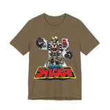 Dairanger Kiba Warrior Tee Custom Graphic Art Cosplay Shirts Rangers Retro Vintage 90s