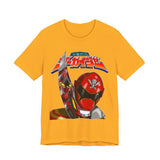 Gokai Homage Tee Custom Graphic Art Cosplay Shirts Rangers Retro Vintage 90s