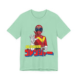 Akarenger Tee Super Sentai T Shirt Custom Graphic Art Cosplay Shirts Rangers Retro Vintage 90s