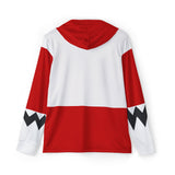 Gingaman Red Hoodie (Full Print) Super Sentai Custom Lightweight, Breathable, Workout, Pull over, Fitness, Retro
