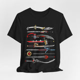Sentai Swords Tee Super Sentai T Shirt Custom Graphic Art Cosplay Shirts Rangers Retro Vintage 90s Tee