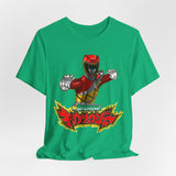 Kyoryuger Red Tee Super Sentai T Shirt Custom Graphic Art Cosplay Shirts Rangers Retro Vintage 90s
