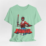 Time Red Tee Super Sentai T Shirt Custom Graphic Art Cosplay Shirts Rangers Retro Vintage 90s