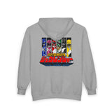 Zyurangers Team Zip Up Hoodie Custom Graphic Art Cosplay Shirts Rangers Retro Vintage 90s
