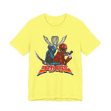 Gokaiger Gokai Red/Blue Tee Super Sentai T Shirt Custom Graphic Art Cosplay Shirts Rangers Retro Vintage 90s