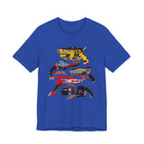 Sentai Blasters Tee Super Sentai T Shirt Custom Graphic Art Cosplay Shirts  Retro Vintage 90s