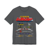Ranger Gear Tee Super Sentai T Shirt Custom Graphic Art Cosplay Shirts Rangers Retro Vintage 90s