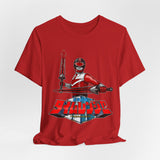 Time Red Tee Super Sentai T Shirt Custom Graphic Art Cosplay Shirts Rangers Retro Vintage 90s