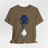 Blue Helmet Tee Super Sentai T Shirt Custom Graphic Art Cosplay Shirts Rangers Retro Vintage 90s