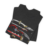 Sentai Swords Tee Super Sentai T Shirt Custom Graphic Art Cosplay Shirts Rangers Retro Vintage 90s Tee
