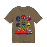 Zyuranger Team Tee Custom Graphic Art Cosplay Shirts Rangers Retro Vintage 90s