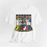 Dairanger Team Colors Tee Super Sentai T Shirt Custom Graphic Art Cosplay Shirts Power Rangers Retro Vintage 90s