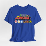Hurricaneger Team Tee Super Sentai T Shirt Custom Graphic Art Cosplay Shirts Rangers Retro Vintage 90s