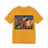 Red Tyrannosaurus Megazord Jurassic Tee Super Sentai T Shirt Custom Graphic Art Cosplay Shirts Rangers Retro Vintage 90s