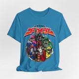 Gokaiger Team Tee Custom Graphic Art Cosplay Shirts Rangers Retro Vintage 90s