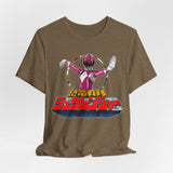 Pink Zyuranger Tee Super Sentai T Shirt Custom Graphic Art Cosplay Shirts Rangers Retro Vintage 90s