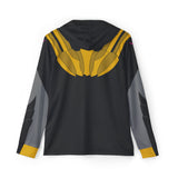 Gozyuger Unicorn Black Ranger Hoodie (Full Print) Super Sentai Custom Lightweight, Breathable, Workout, Pull over, Fitness, Retro