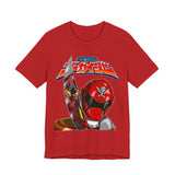 Gokai Homage Tee Custom Graphic Art Cosplay Shirts Rangers Retro Vintage 90s