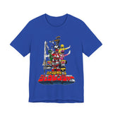 Zyuranger Mecha Tee Custom Graphic Art Cosplay Shirts Rangers Retro Vintage 90s
