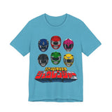 Zyuranger Team Tee Custom Graphic Art Cosplay Shirts Rangers Retro Vintage 90s