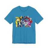 Once a Ranger Tee Super Sentai T Shirt Custom Graphic Art Cosplay Shirts Rangers Retro Vintage 90s