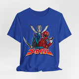 Gokaiger Gokai Red/Blue Tee Super Sentai T Shirt Custom Graphic Art Cosplay Shirts Rangers Retro Vintage 90s