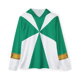 GoGo Five Green Hoodie (Full Print) Lightweight, Breathable, workout, pull over, fitness Hoodie Super Sentai Custom