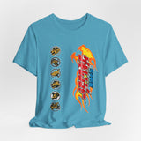 Gaoranger Team Tee Custom Graphic Art Cosplay Shirts Rangers Retro Vintage 90s
