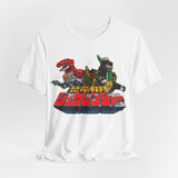 Zyurangers Mechas  Tee Super Sentai T Shirt Custom Graphic Art Cosplay Shirts Rangers Retro Vintage 90s