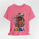 Zyuranger Mechas Tee  Custom Graphic Art Cosplay Shirts Rangers Retro Vintage 90s