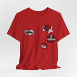 Shinkenger Red Shiba TeeCustom Graphic Art Cosplay Shirts Rangers Retro Vintage 90s