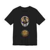 White Helmet Tee Custom Graphic Art Cosplay Shirts Rangers Retro Vintage 90s