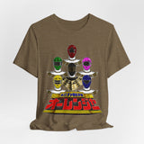 Ohranger Tee Super Sentai T Shirt Custom Graphic Art Cosplay Shirts Rangers Retro Vintage 90s