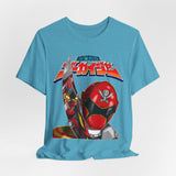 Gokai Homage Tee Custom Graphic Art Cosplay Shirts Rangers Retro Vintage 90s