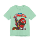 Gokai Homage Tee Custom Graphic Art Cosplay Shirts Rangers Retro Vintage 90s