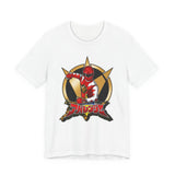 Abaranger Red Tee Custom Graphic Art Cosplay Shirts Rangers Retro Vintage 90s