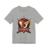 Abaranger Red Tee Custom Graphic Art Cosplay Shirts Rangers Retro Vintage 90s