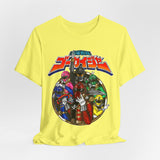 Gokaiger Team Tee Custom Graphic Art Cosplay Shirts Rangers Retro Vintage 90s