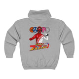 BoonBoomger Full Zip Hoodie Super Sentai Custom Graphic Art Cosplay Shirts Rangers Retro Vintage 90s