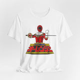 OhRanger Red Tee  Custom Graphic Art Cosplay Shirts Rangers Retro Vintage 90s