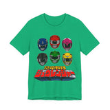 Zyuranger Team Tee Custom Graphic Art Cosplay Shirts Rangers Retro Vintage 90s