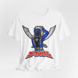 Gokaiger Gokai blue Tee Super Sentai T Shirt Custom Graphic Art Cosplay Shirts Rangers Retro Vintage 90s